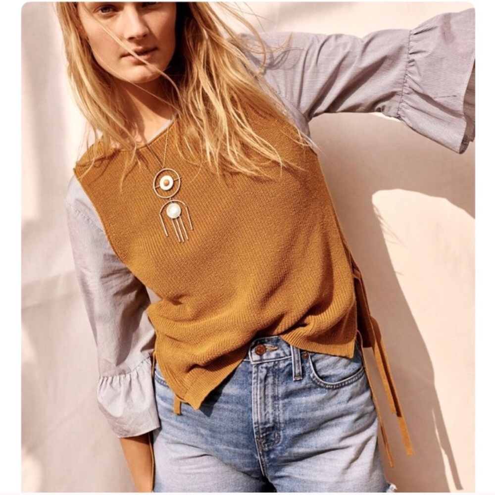 Madewell side-tie sweater tank